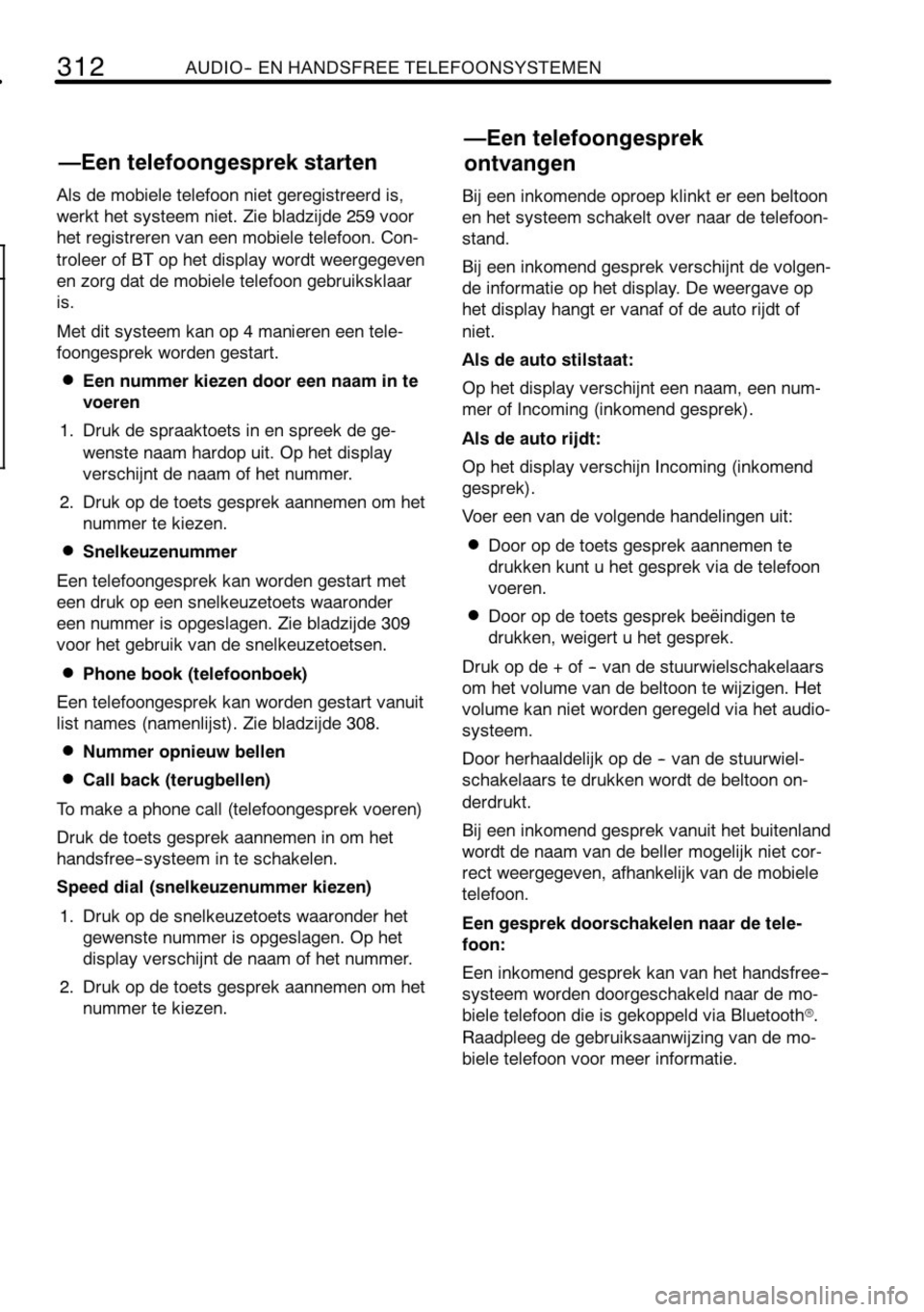 TOYOTA RAV4 2010  Instructieboekje (in Dutch) 