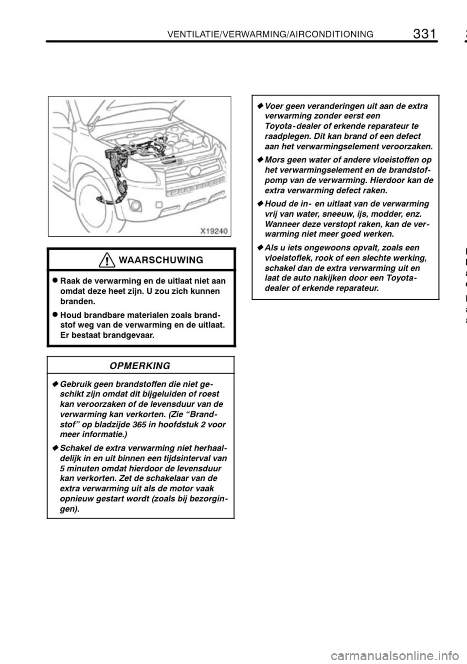 TOYOTA RAV4 2010  Instructieboekje (in Dutch) 