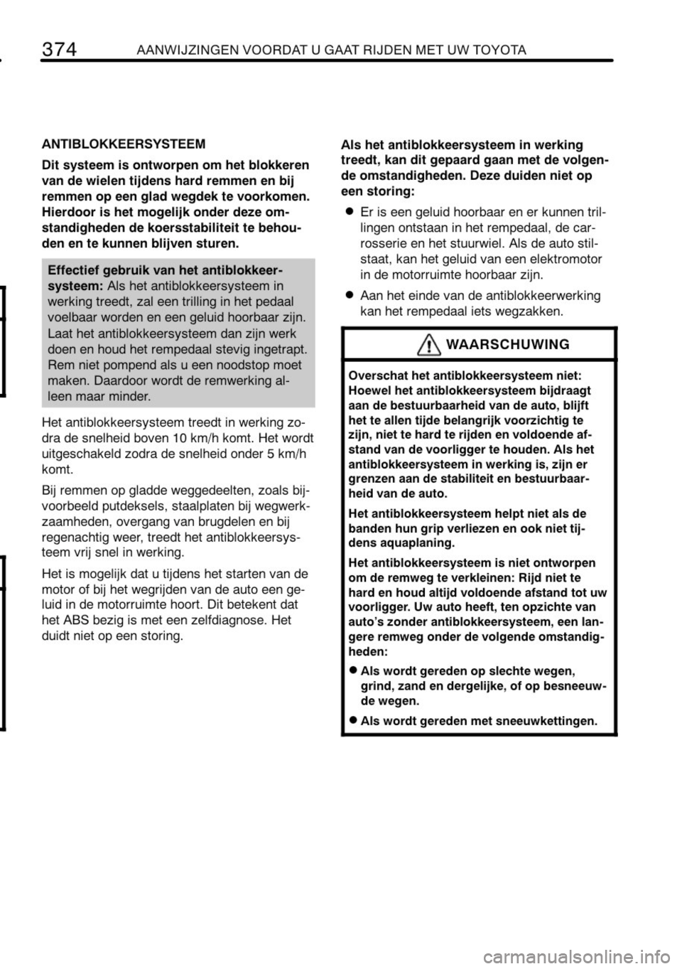 TOYOTA RAV4 2010  Instructieboekje (in Dutch) 