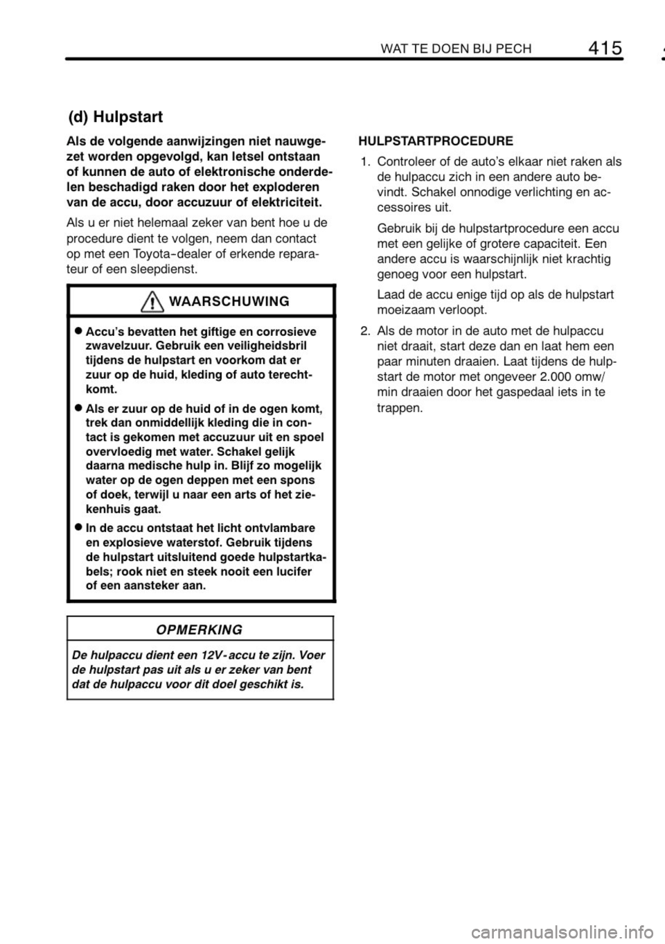 TOYOTA RAV4 2010  Instructieboekje (in Dutch) 