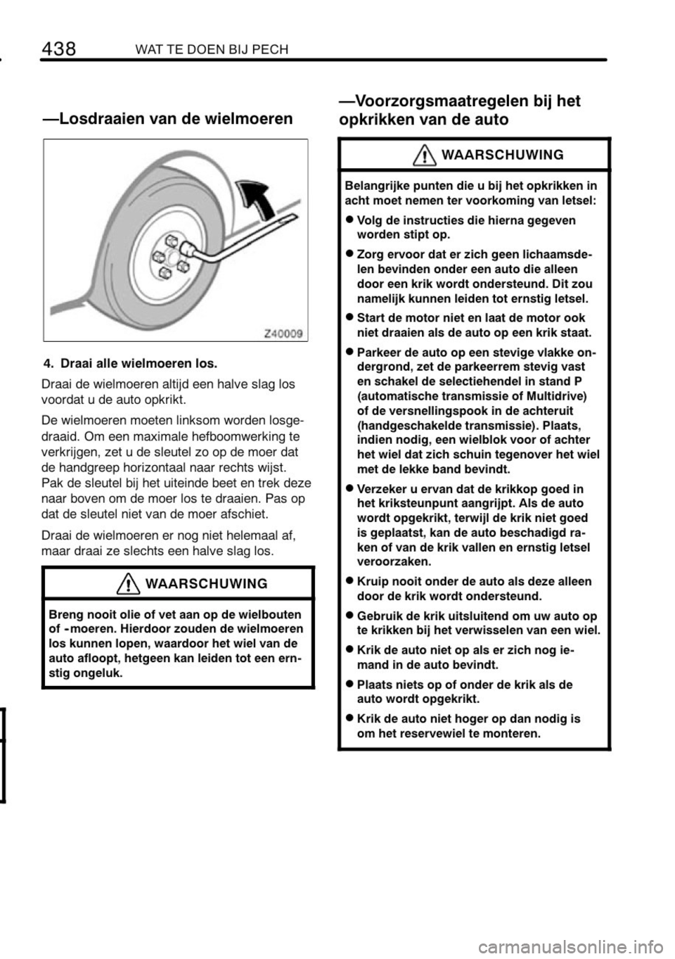 TOYOTA RAV4 2010  Instructieboekje (in Dutch) 