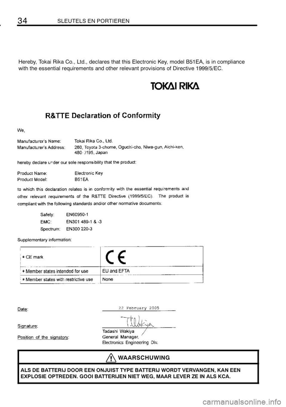 TOYOTA RAV4 2010  Instructieboekje (in Dutch) 