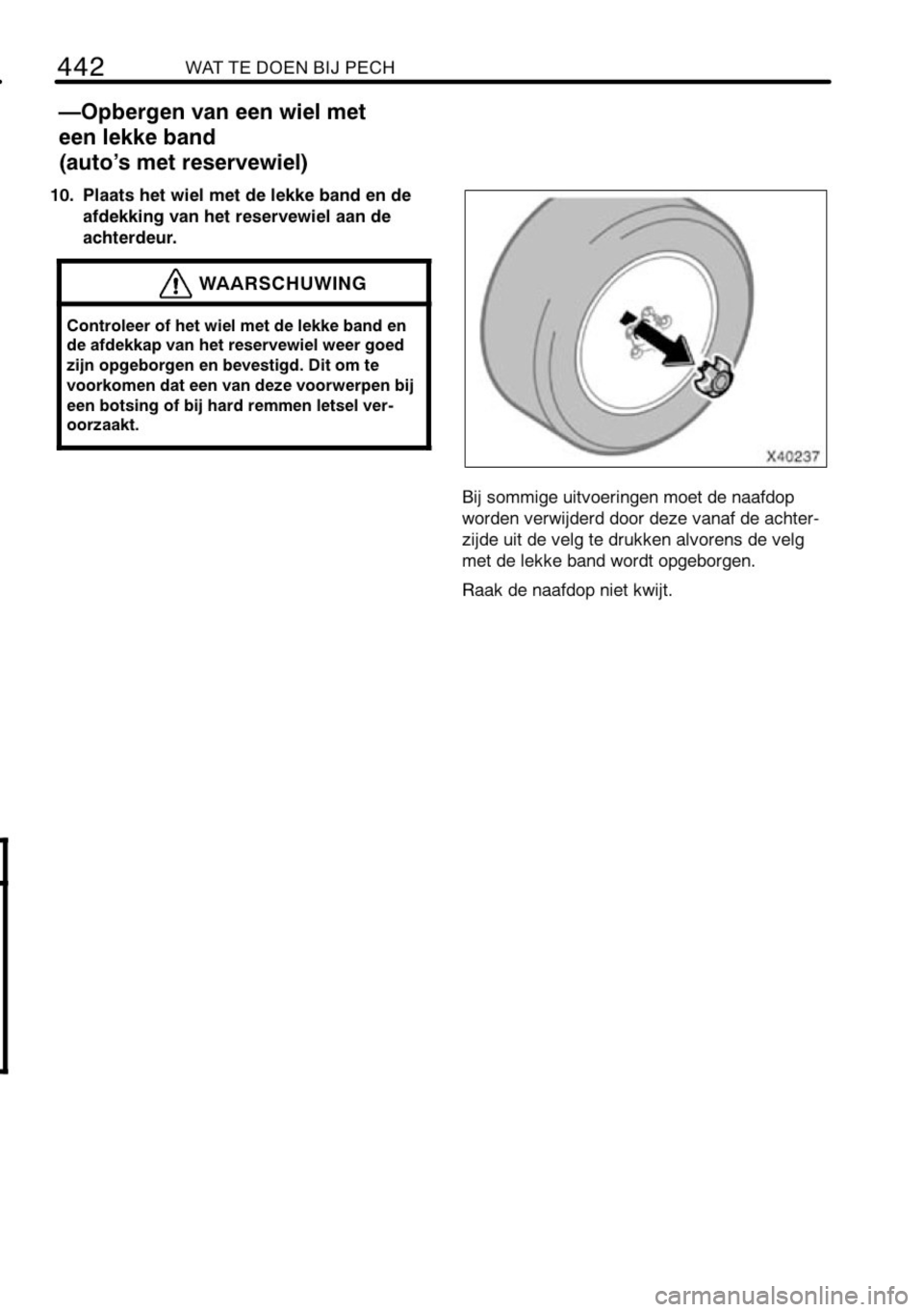 TOYOTA RAV4 2010  Instructieboekje (in Dutch) 