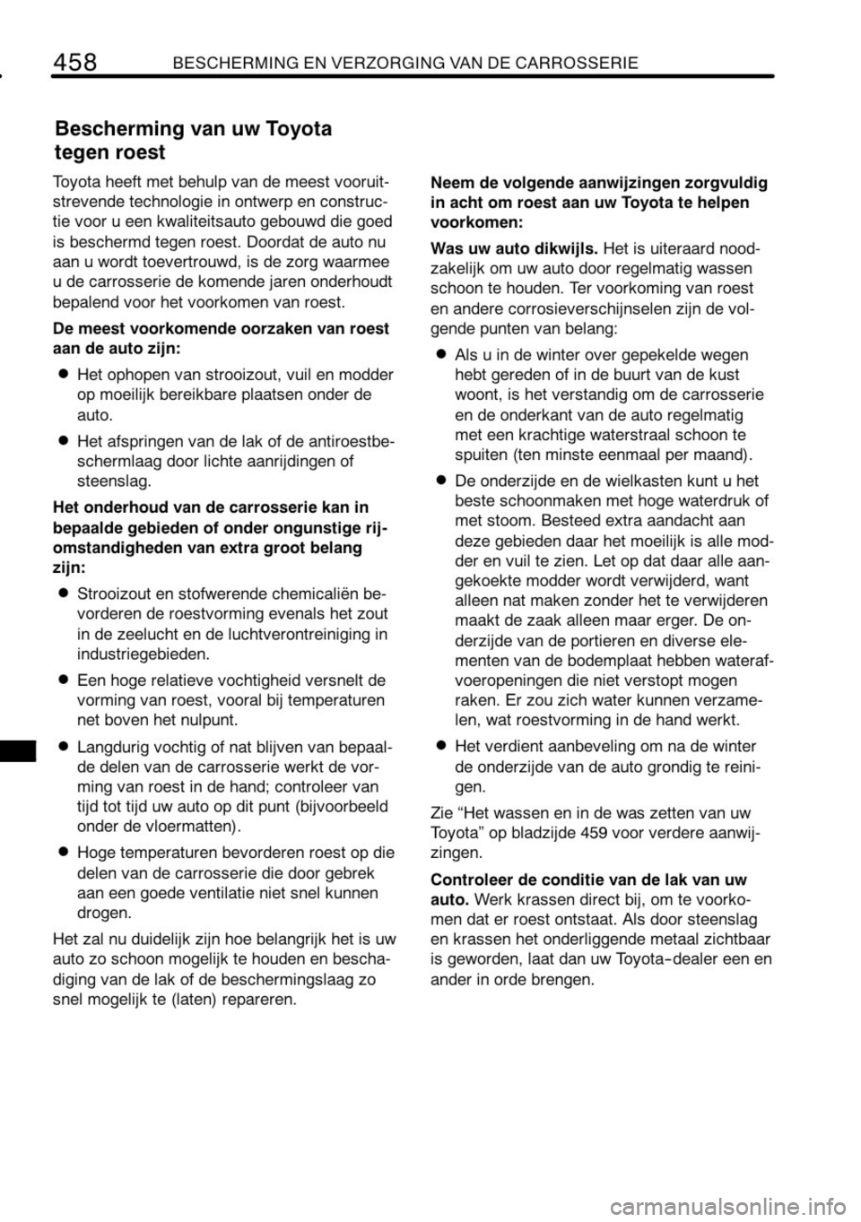 TOYOTA RAV4 2010  Instructieboekje (in Dutch) 