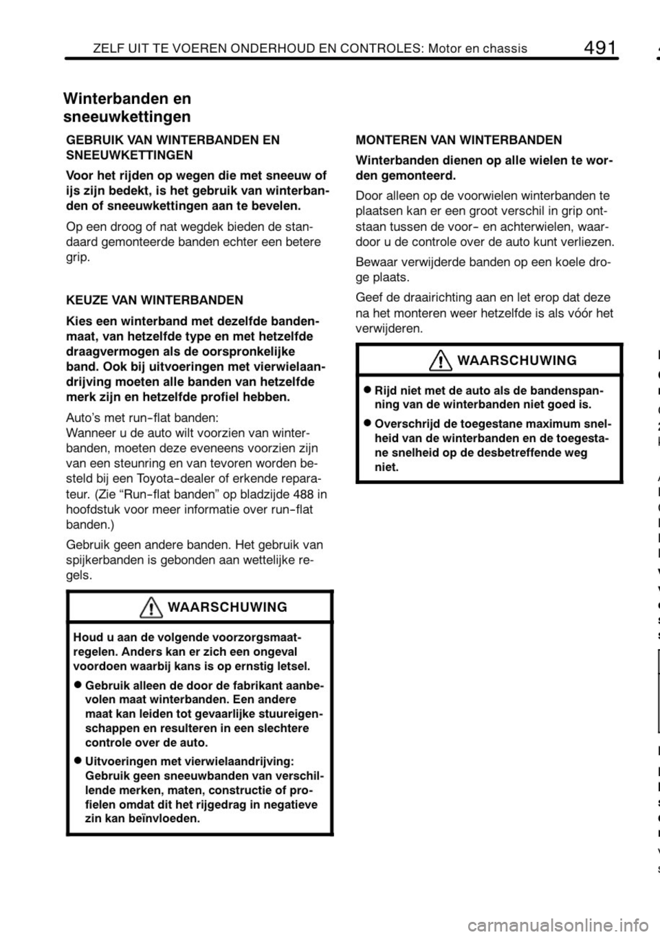 TOYOTA RAV4 2010  Instructieboekje (in Dutch) 