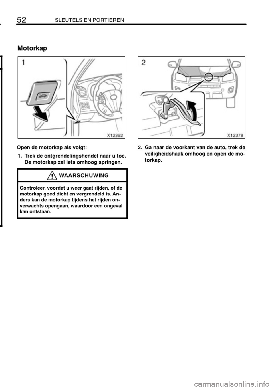 TOYOTA RAV4 2010  Instructieboekje (in Dutch) 