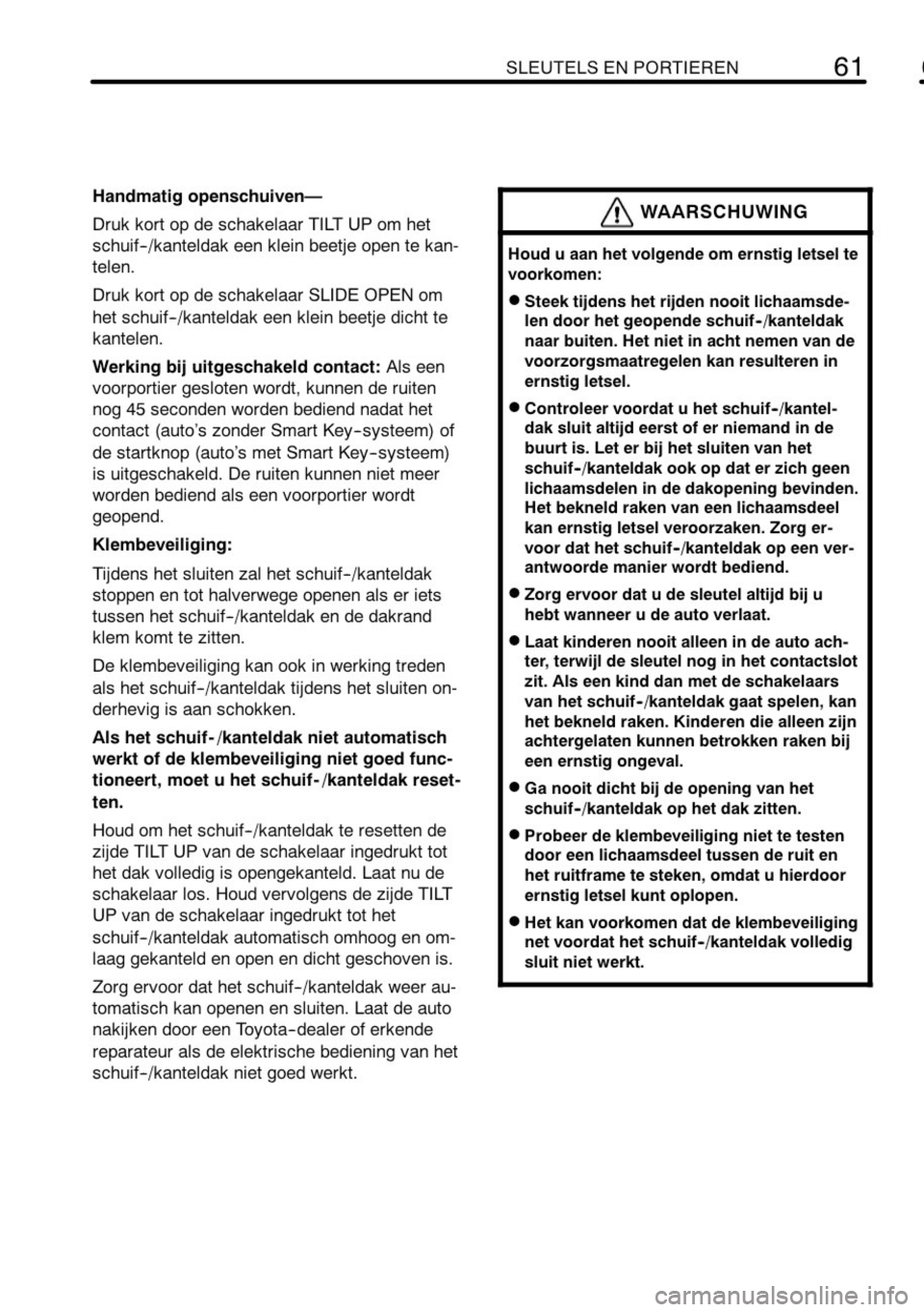 TOYOTA RAV4 2010  Instructieboekje (in Dutch) 
