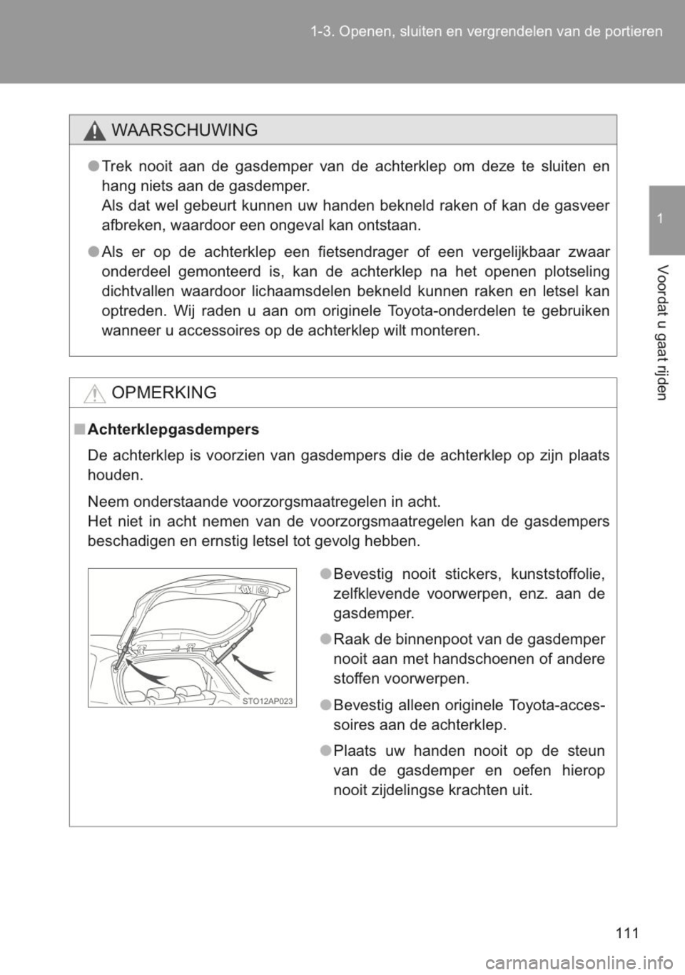 TOYOTA YARIS 2014  Instructieboekje (in Dutch) 
