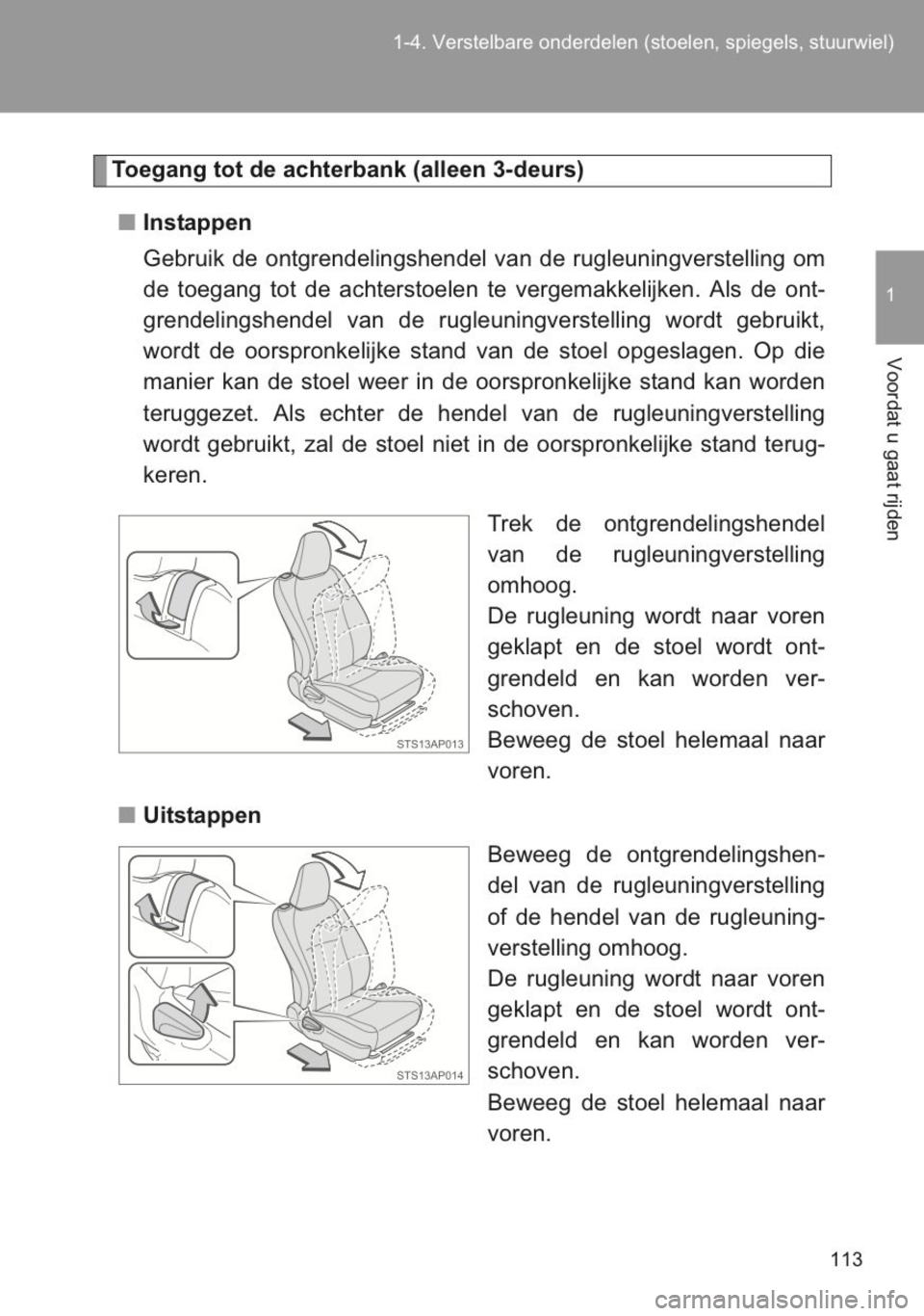 TOYOTA YARIS 2014  Instructieboekje (in Dutch) 