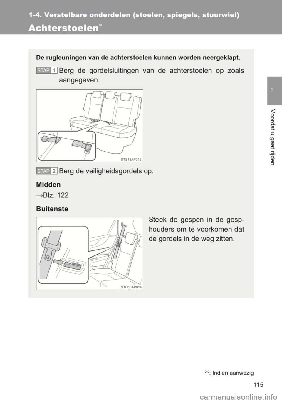 TOYOTA YARIS 2014  Instructieboekje (in Dutch) 