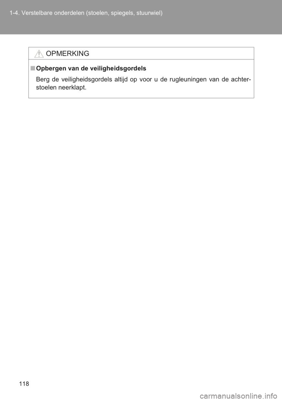 TOYOTA YARIS 2014  Instructieboekje (in Dutch) 