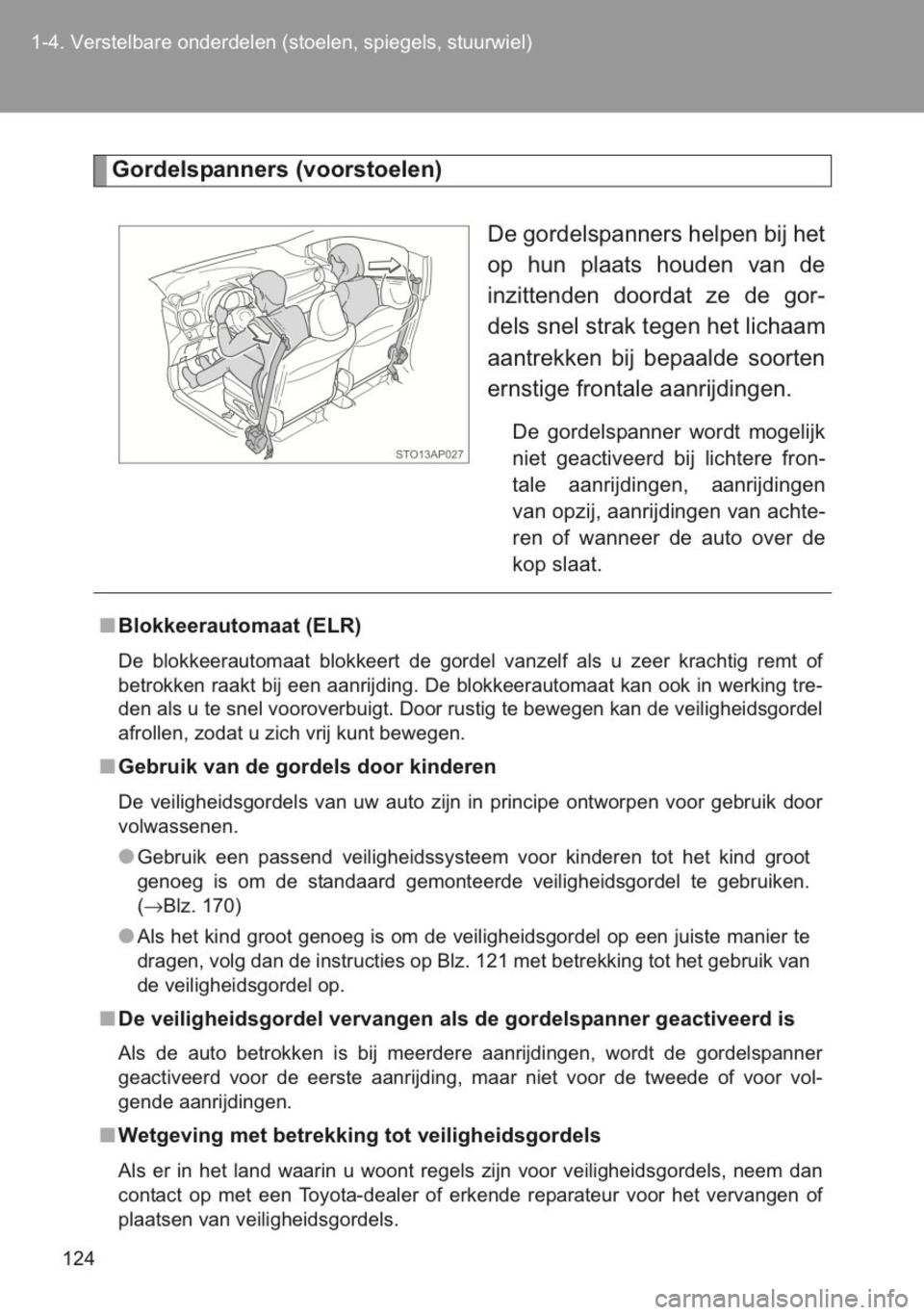 TOYOTA YARIS 2014  Instructieboekje (in Dutch) 