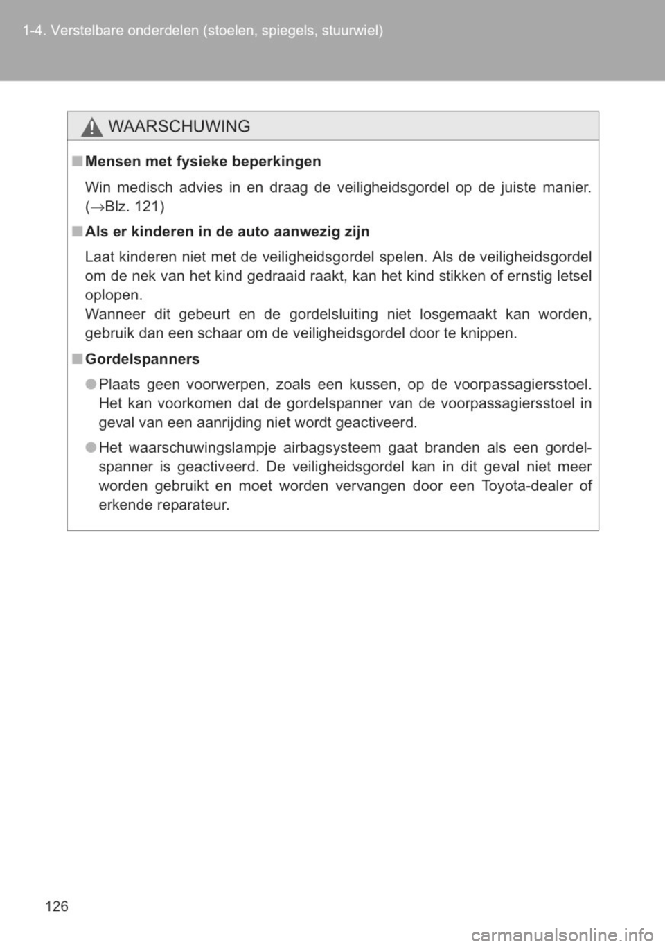 TOYOTA YARIS 2014  Instructieboekje (in Dutch) 