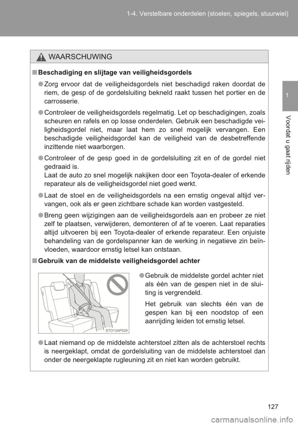 TOYOTA YARIS 2014  Instructieboekje (in Dutch) 