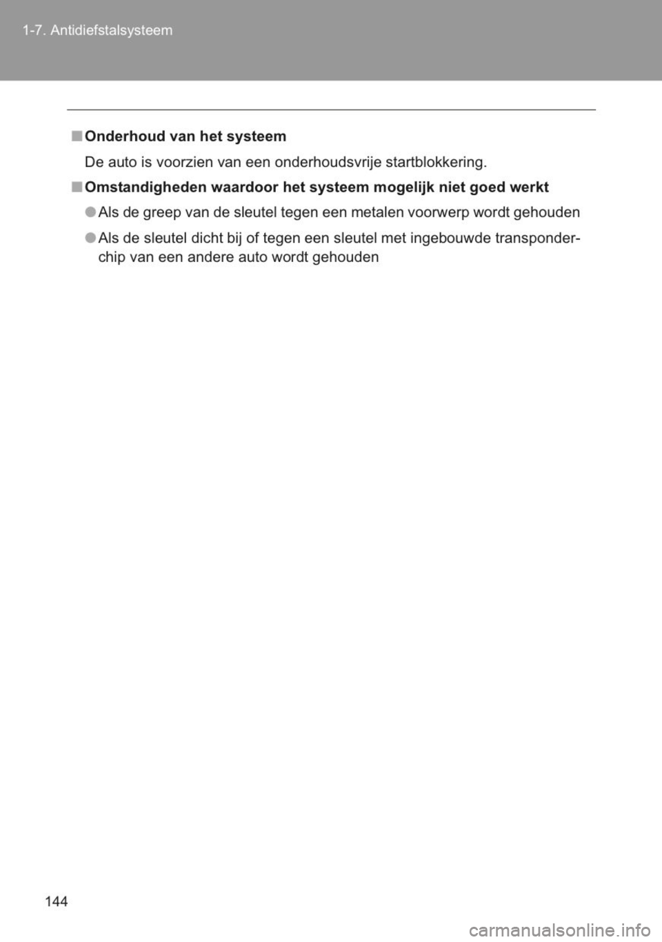 TOYOTA YARIS 2014  Instructieboekje (in Dutch) 