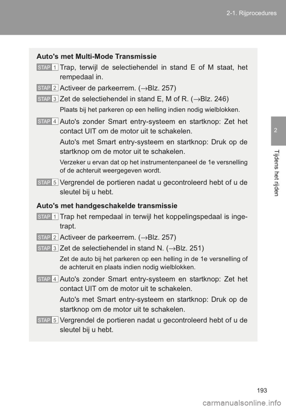 TOYOTA YARIS 2014  Instructieboekje (in Dutch) 