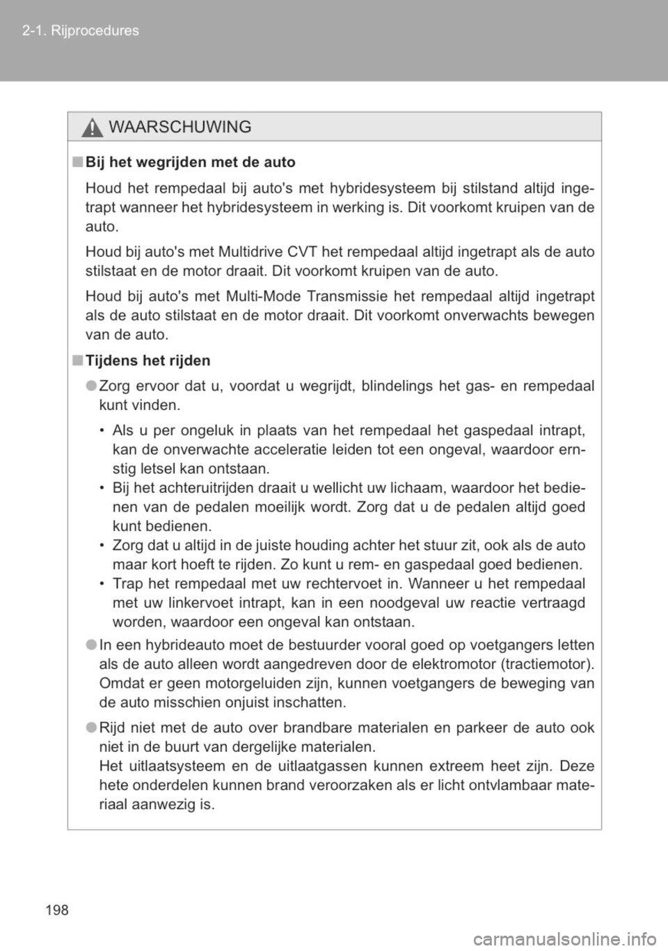 TOYOTA YARIS 2014  Instructieboekje (in Dutch) 