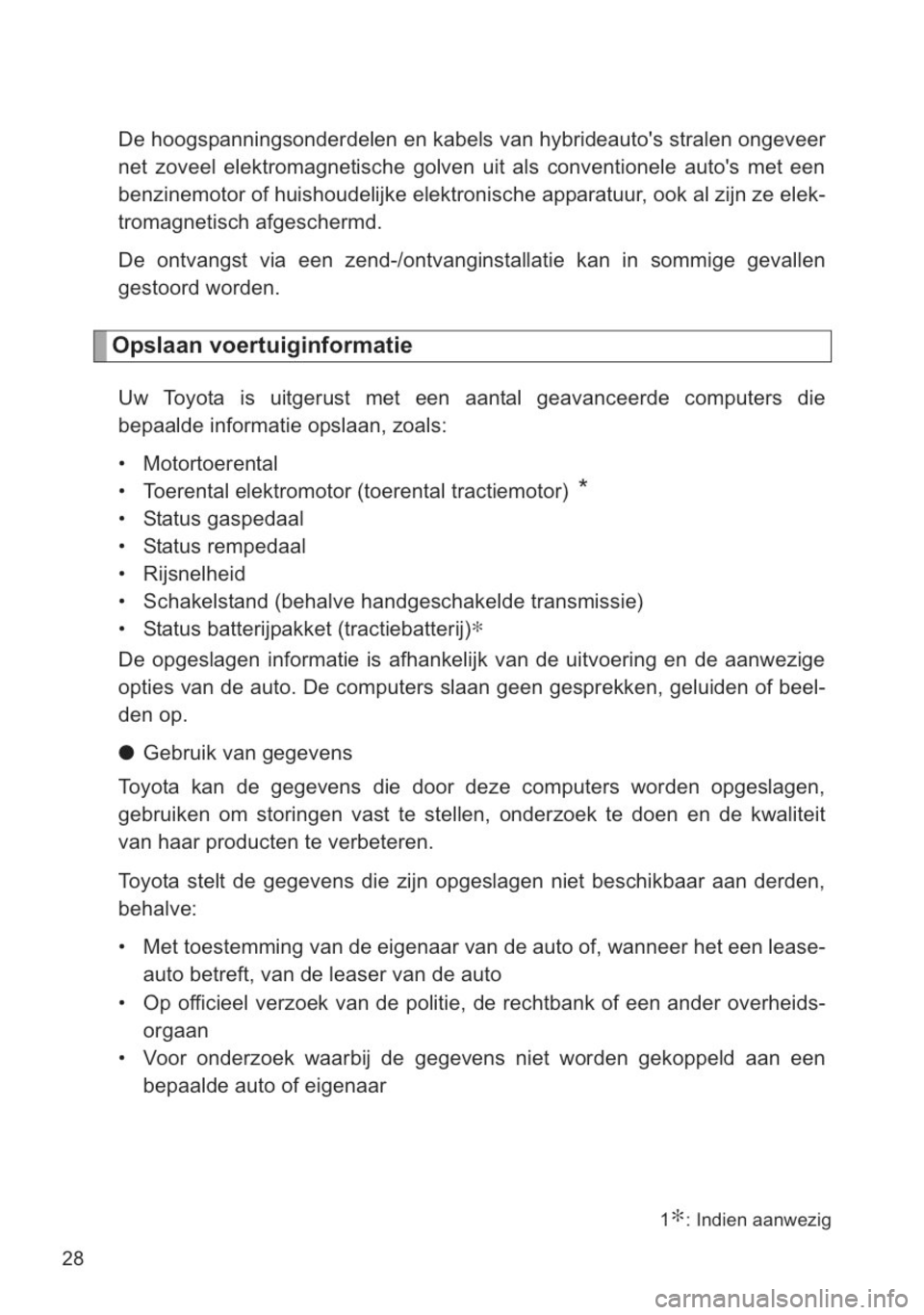 TOYOTA YARIS 2014  Instructieboekje (in Dutch) 