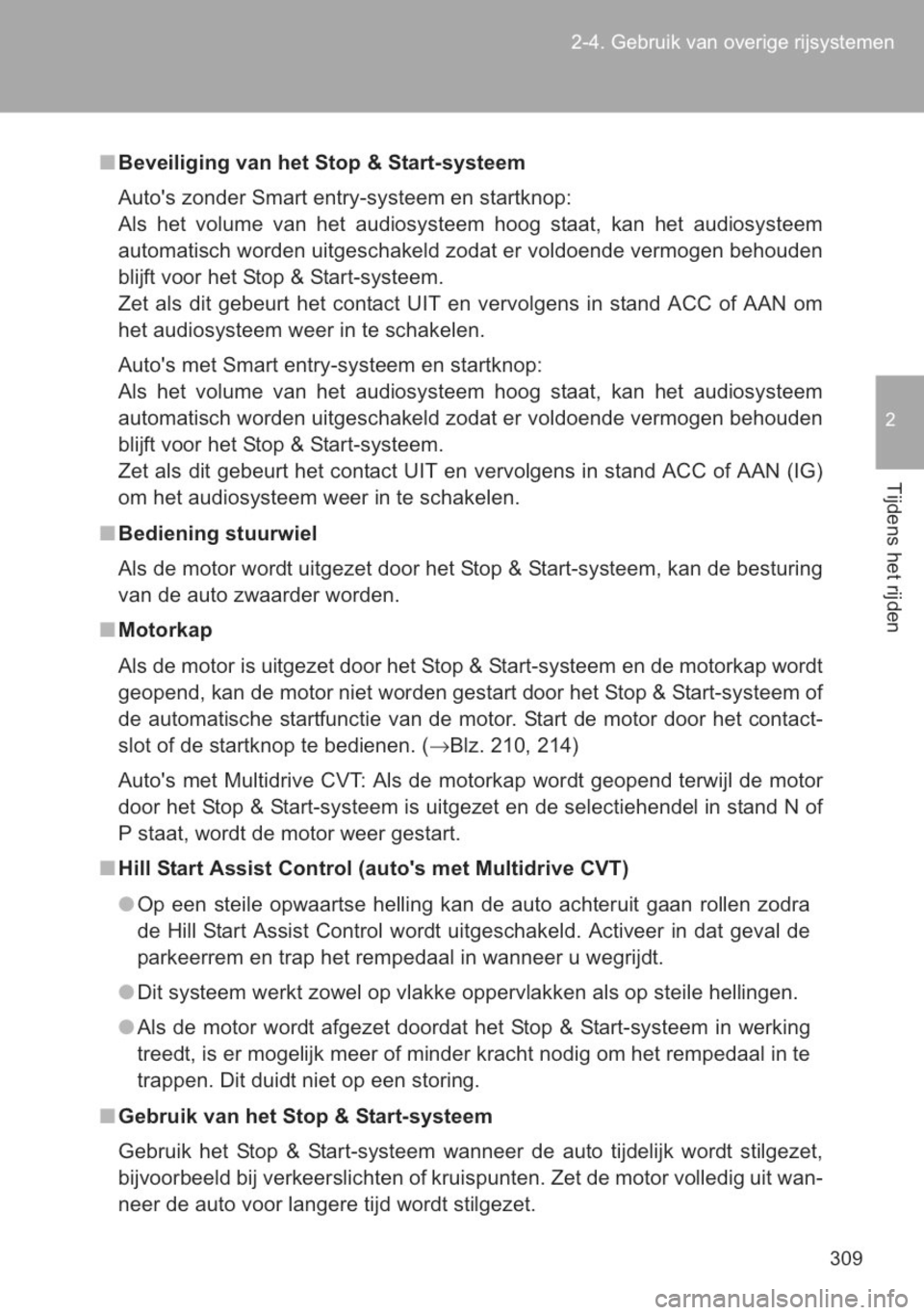 TOYOTA YARIS 2014  Instructieboekje (in Dutch) 