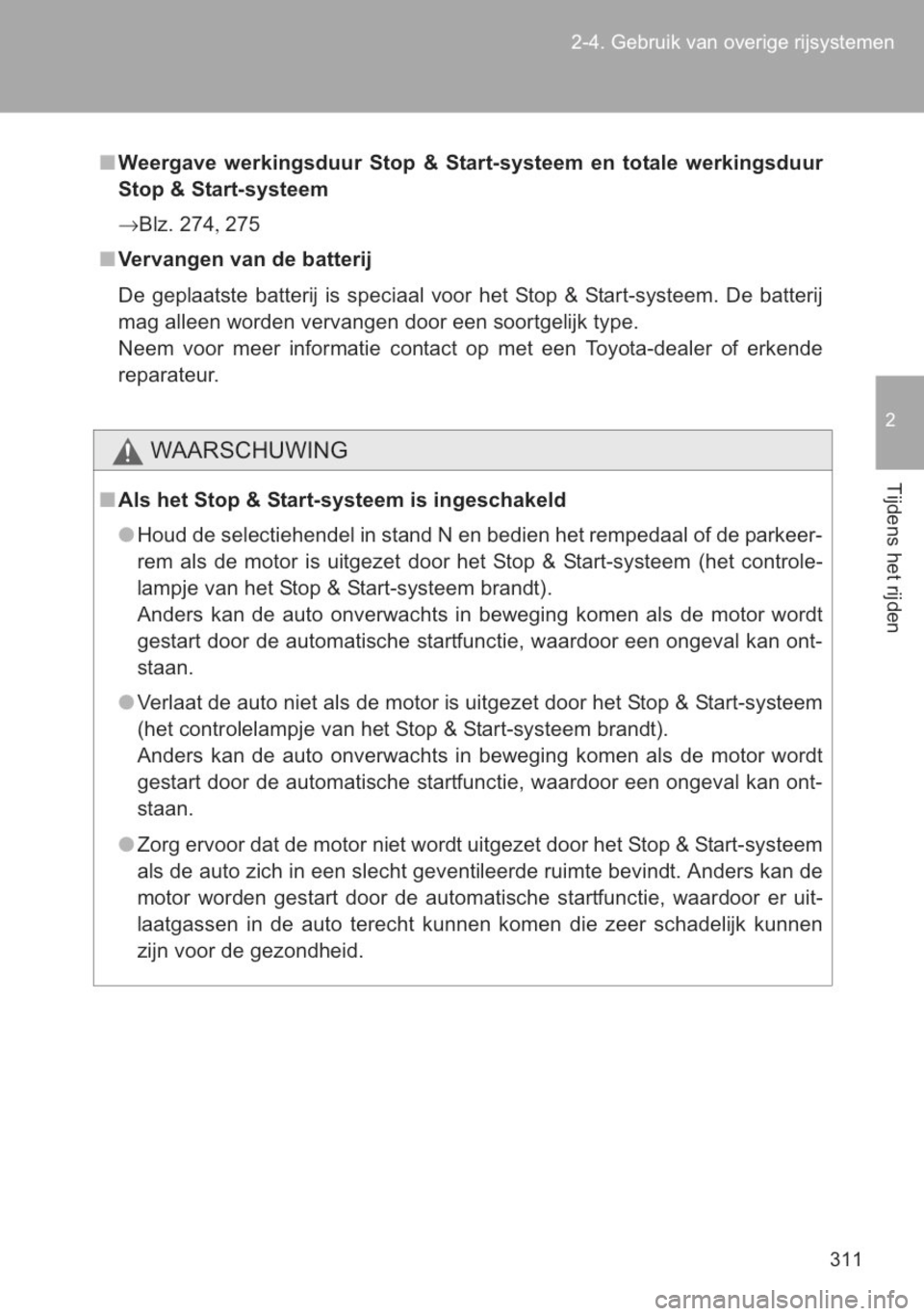 TOYOTA YARIS 2014  Instructieboekje (in Dutch) 