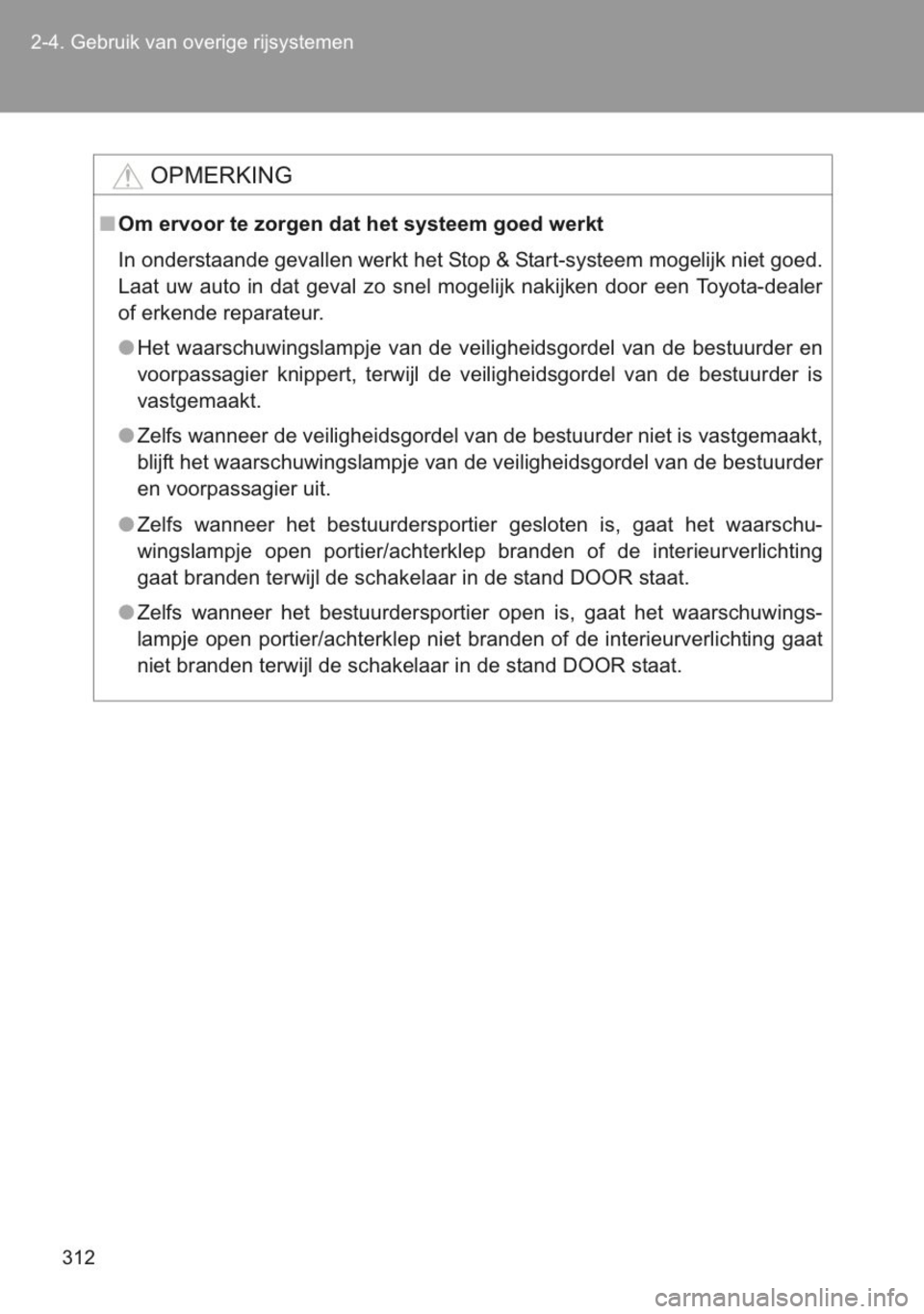 TOYOTA YARIS 2014  Instructieboekje (in Dutch) 