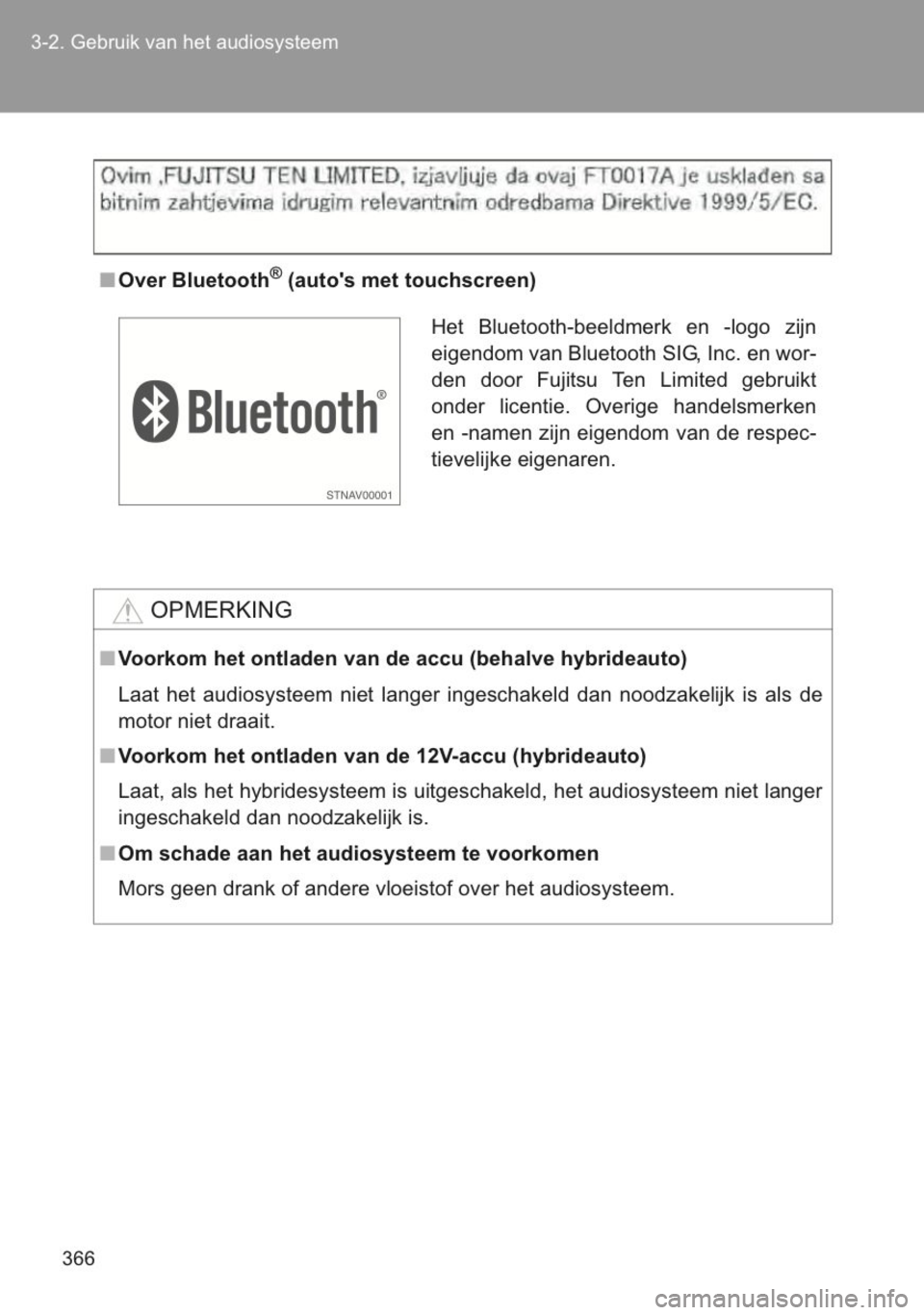 TOYOTA YARIS 2014  Instructieboekje (in Dutch) 