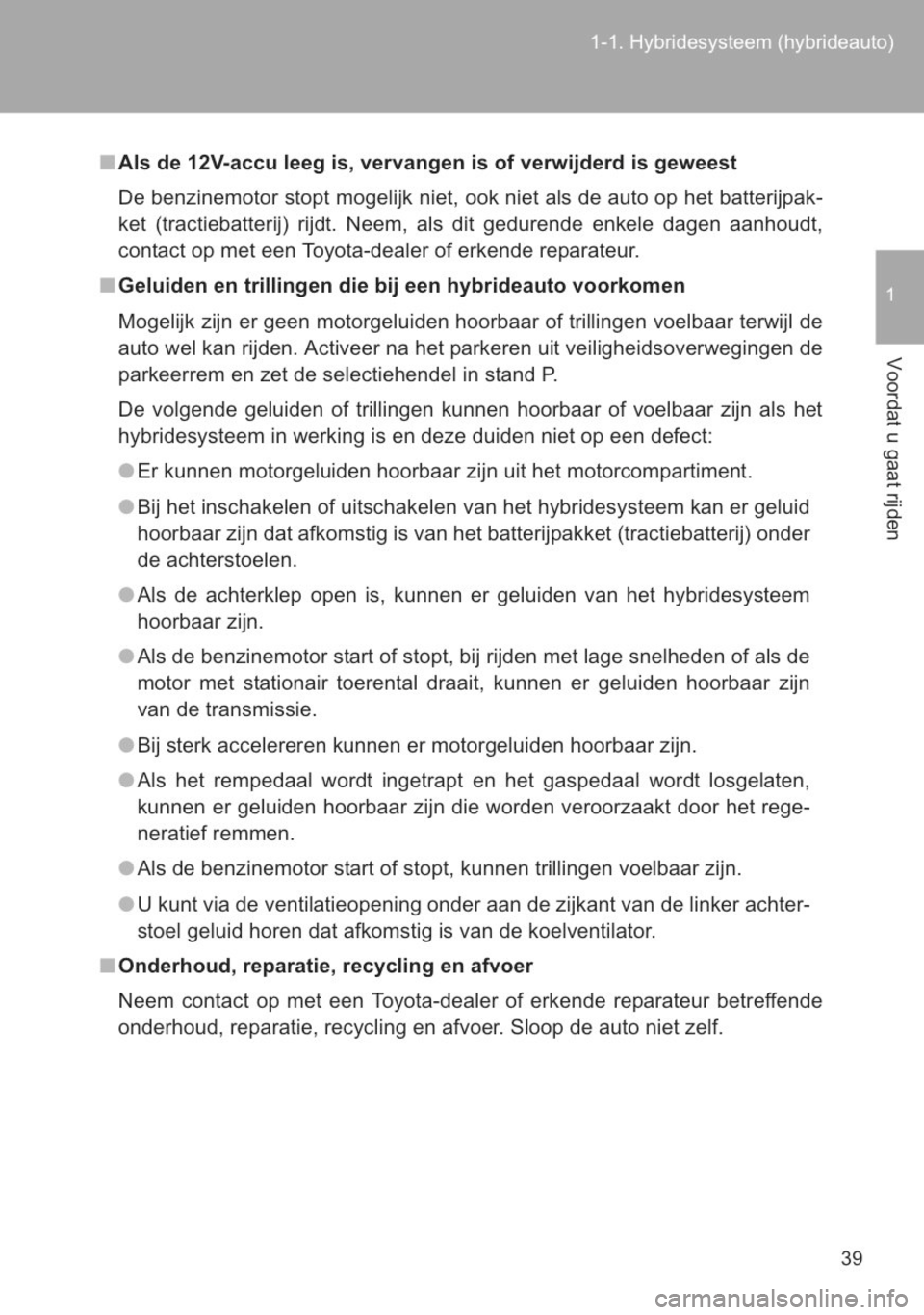 TOYOTA YARIS 2014  Instructieboekje (in Dutch) 