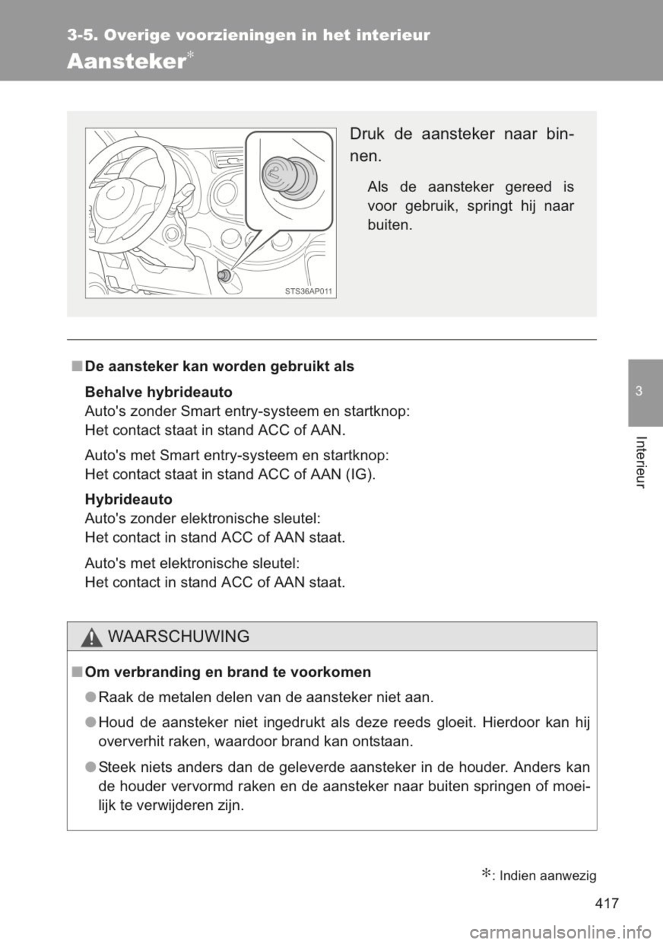 TOYOTA YARIS 2014  Instructieboekje (in Dutch) 