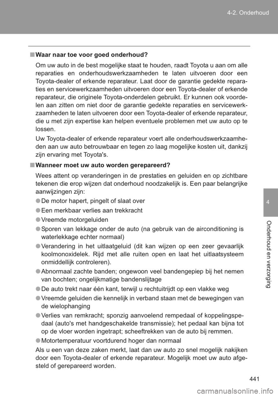 TOYOTA YARIS 2014  Instructieboekje (in Dutch) 