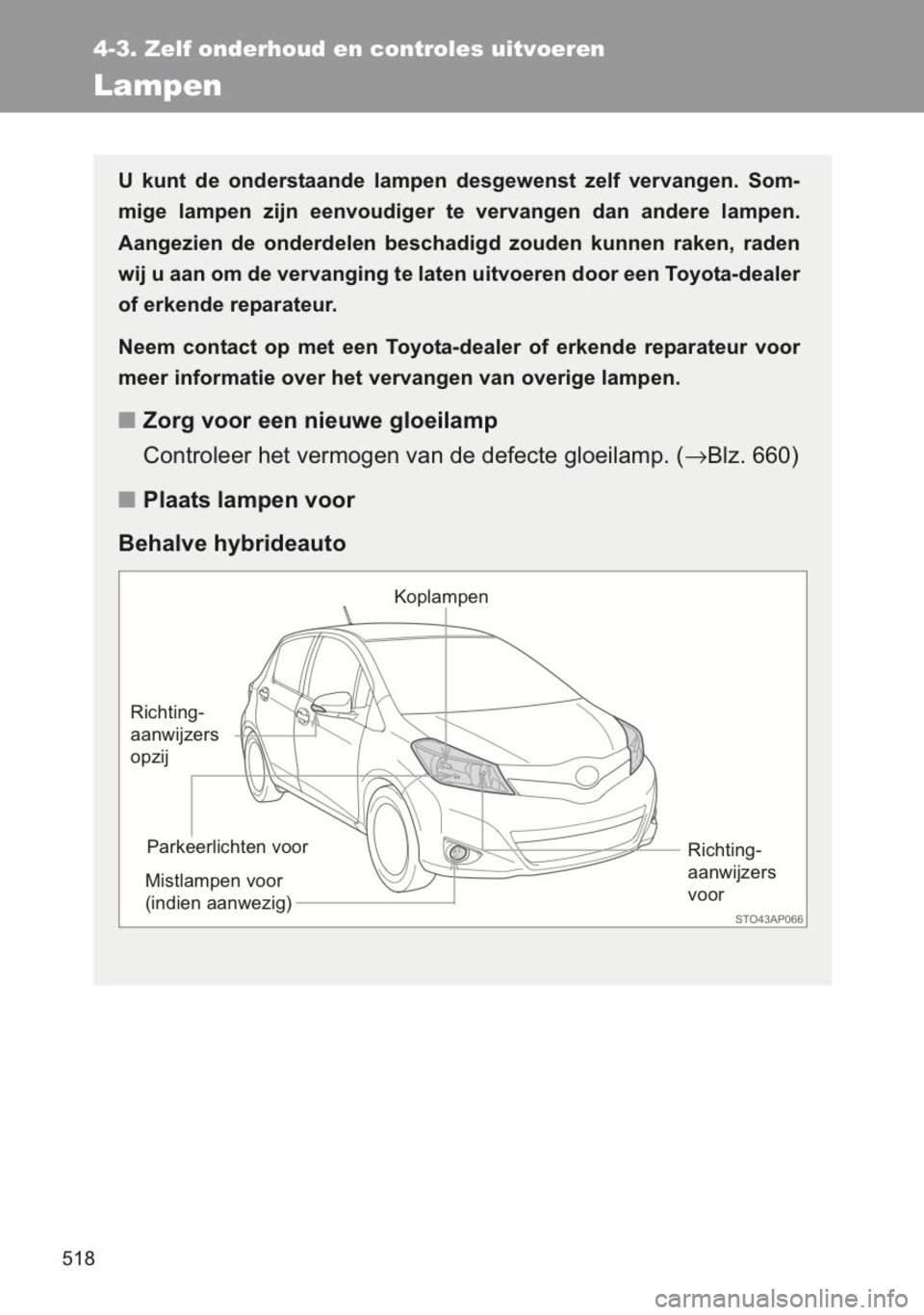 TOYOTA YARIS 2014  Instructieboekje (in Dutch) 
