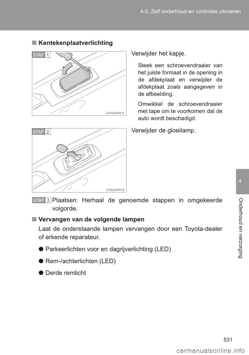 TOYOTA YARIS 2014  Instructieboekje (in Dutch) 