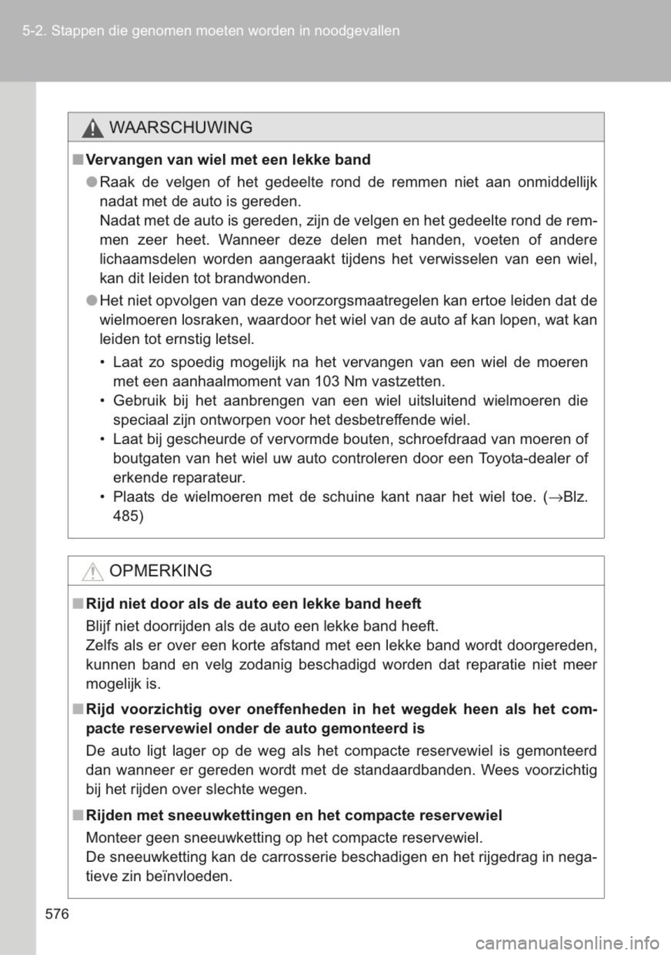 TOYOTA YARIS 2014  Instructieboekje (in Dutch) 