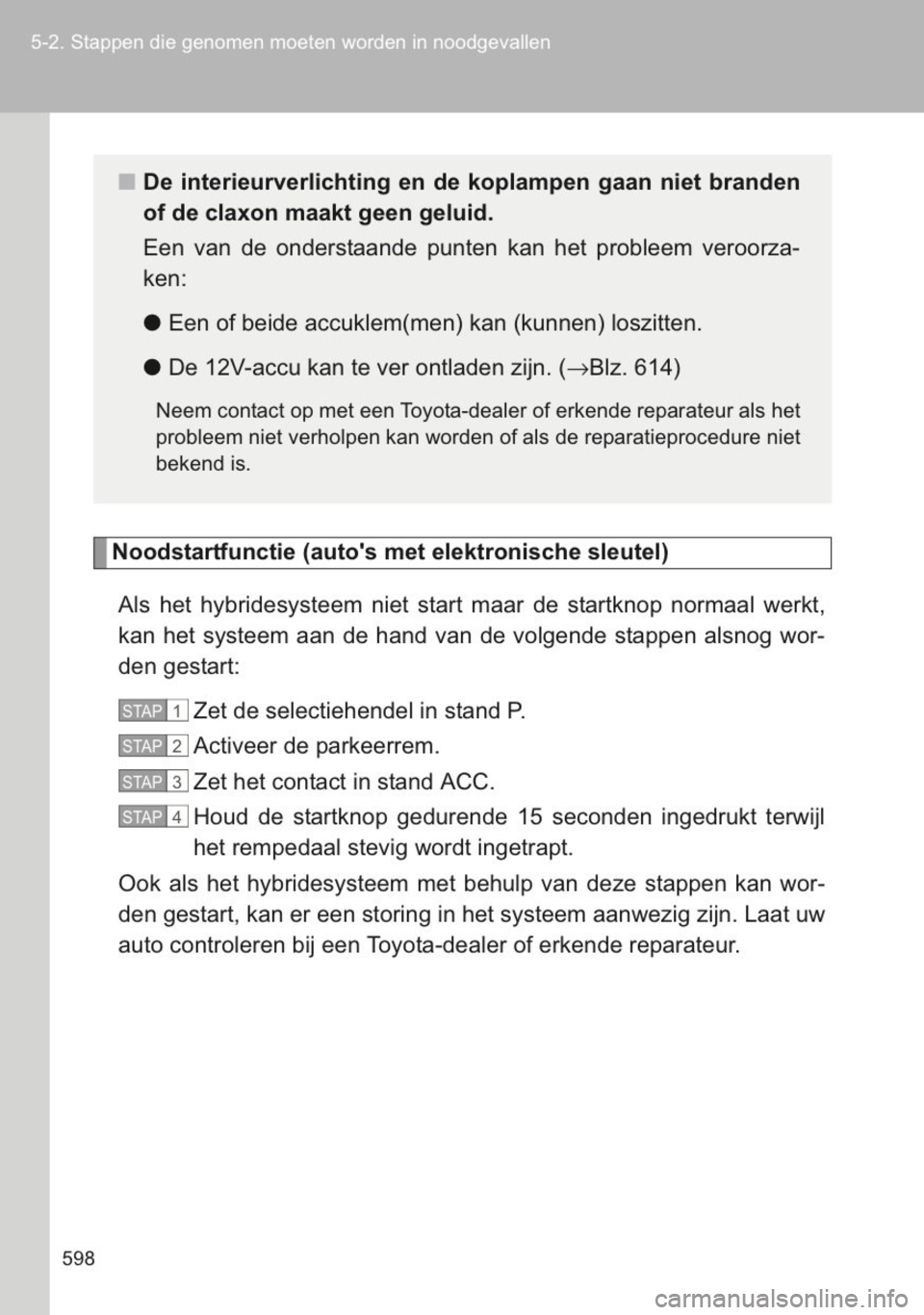TOYOTA YARIS 2014  Instructieboekje (in Dutch) 