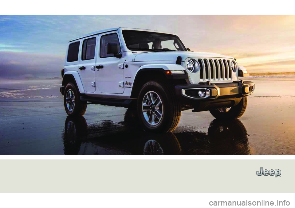 JEEP WRANGLER 2DOORS 2020  Notice dentretien (in French) 