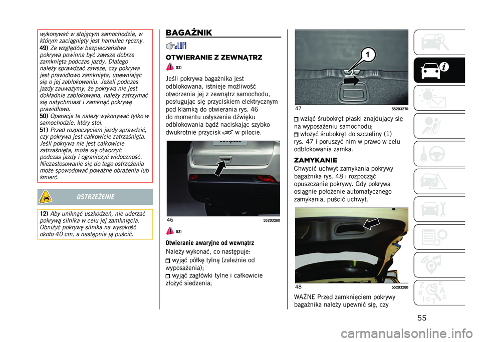 JEEP COMPASS 2021  Instrukcja obsługi (in Polish) ������	����� � ���	�����
 ���
�	���	�
����# �
���"���
 ���������%�� ���� ���
���� ��%�����
�P�T�)
�:� �����%�
�"� � ������������