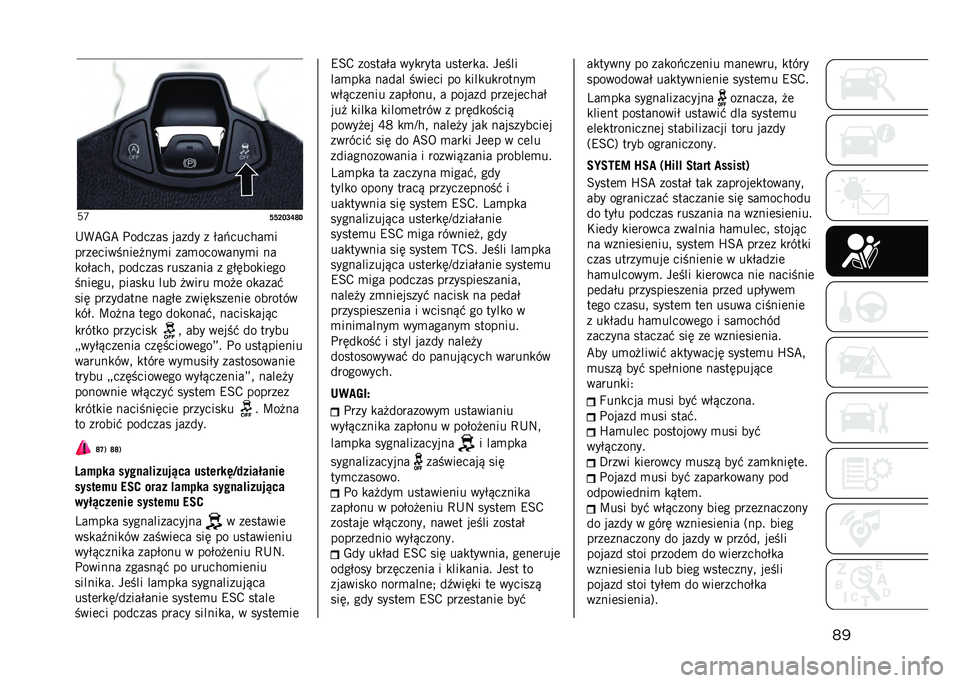 JEEP COMPASS 2021  Instrukcja obsługi (in Polish) ���8�W
�O�O�M�L�N�P�V�3
�+�(�B�-�B ������� ����� � �$��#������
�
����	�������	� ���
� ���
��������
� ��
�
��$���� ������� �������� � 