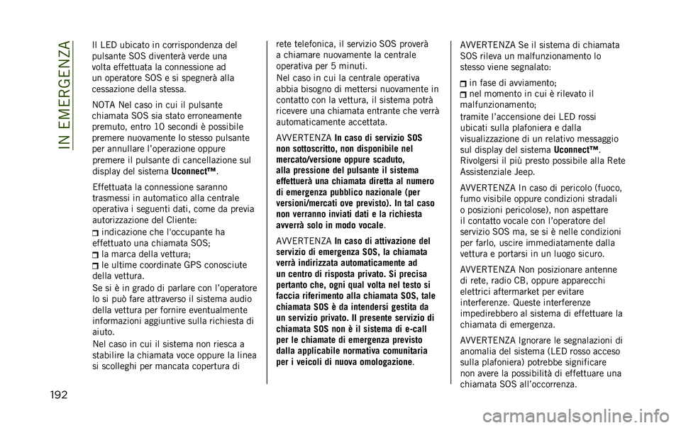 JEEP RENEGADE 2020  Libretto Uso Manutenzione (in Italian) ��C�1���<��7�2��1�E�
��� ���	�
�	��	 �� ��������	 �� �����	��������	 ���
�������Q ��	� �����	�
�
����
�
����E�
����	������ �� ���