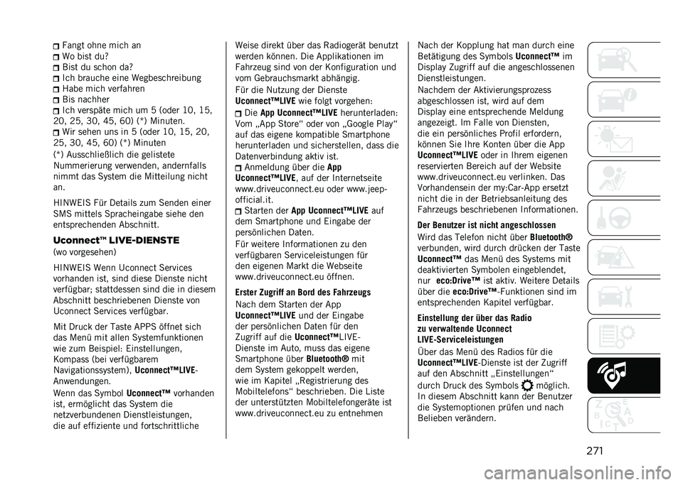 JEEP RENEGADE 2021  Betriebsanleitung (in German) ��
������ ���� ���� ��
�5� ���� ��
�b
�/��� ��
 ����� ���b
�0�� ��
��
��� ���� �5��������
����
��
���� ���� ���
����
��
�/�� �