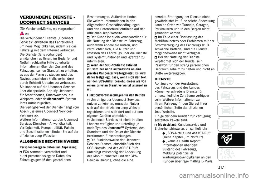 JEEP RENEGADE 2021  Betriebsanleitung (in German) ���
���
������� ������� �
�������� ���
�����
�A��-�
 �;��
��������8�$�
����+ �#� ���
��������B
�@�?�A�6
��� ���
��
������ �����