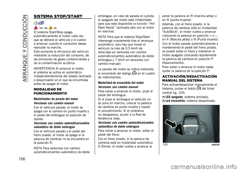 JEEP RENEGADE 2021  Manual de Empleo y Cuidado (in Spanish) ��=�*�*�=�4�J�@�$��R��.�3�4�?�@�.�.�C�L�4
���	 ������� ���	�������
�H�?�F�1 �H�?�J�1 �F�F�1
�$� ������
�	 ���	���D���� �	��	��	
�	����
�����	�
���� ��