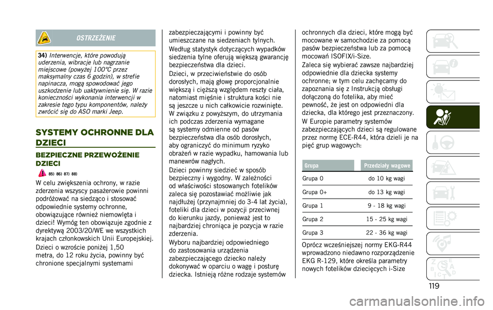 JEEP RENEGADE 2020  Instrukcja obsługi (in Polish) ���
����	�
������
�G�P�) �;���	���	����	�$ ���#��	 ��������
���	��
�	����$ ���!�����	 �
��! �����
����	
���	������	 �(�����+�	� �A�H�H�� 