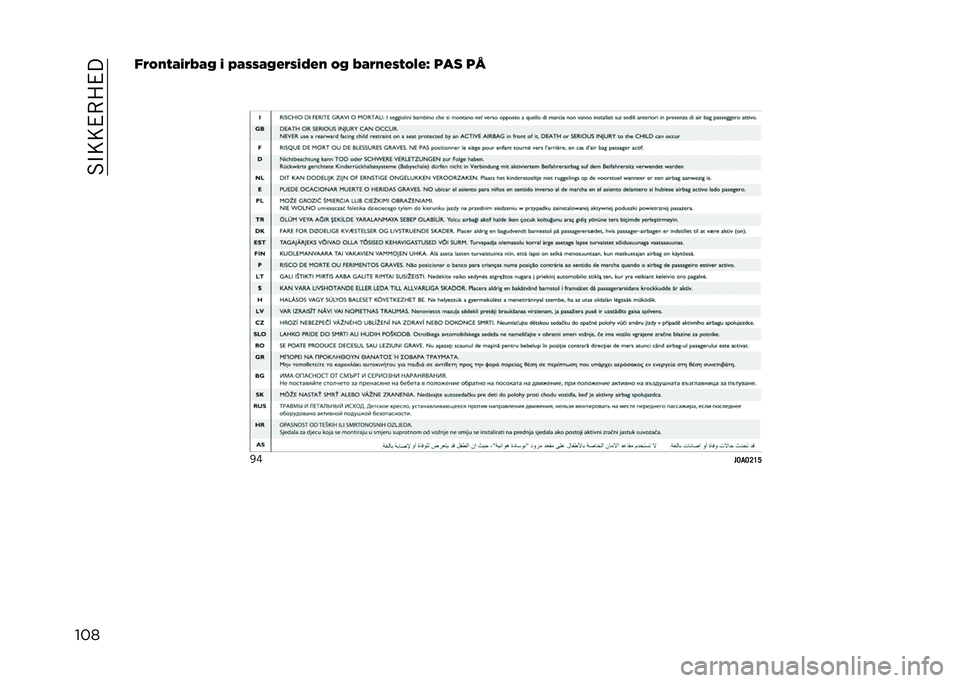 JEEP RENEGADE 2021  Brugs- og vedligeholdelsesvejledning (in Danish) ��#�$�=�=�%�8� �%�
������#�$�%� �(��7� �) �( �3� �,�,� �)�&��,�(�4�&�$ �#�) �7� ��$�&�,�%�#�/�&�@ ��� ��
�/�F
��<��<�=�D�F  