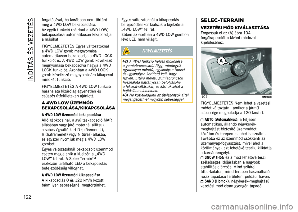 JEEP RENEGADE 2021  Kezelési és karbantartási útmutató (in Hungarian) ��@�8�T�X�M�C�O��N�O��B�"�L�"�M�N�O
��� �)��������� ��� �� �����(�(��
 �
�� �����
�
�
��� � �[�f�T �K��f �(������������!
�*� ����� �)��
����+ �