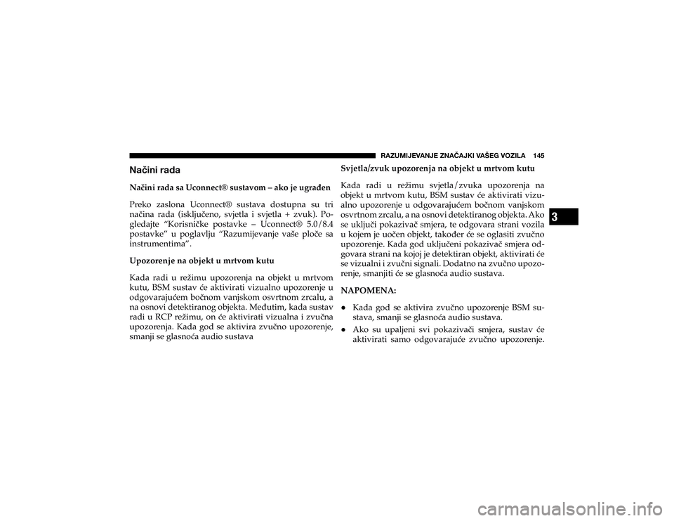 JEEP CHEROKEE 2020  Knjižica s uputama za uporabu i održavanje (in Croatian) 3
�9�(�A�<�4�0�1�,�=�(�5�1�,��A�5�(Õ�(�1�2�0��=�(�÷�,�.��=�6�A�0�3�(�������
�5�H�P�U�P��Y�H�K�H 
�1�D��L�Q�L��U�D�G�D��V�D��8�F�R�Q�Q�H�F�W�Š��V�X�V�W�D�Y�R�P��²��D�N�R��M�H�