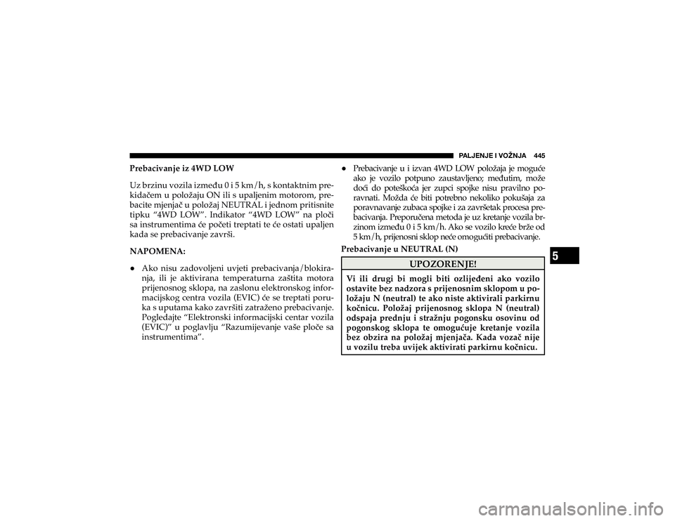 JEEP CHEROKEE 2020  Knjižica s uputama za uporabu i održavanje (in Croatian) 5
�7�(�3�1�,�5�1�,��0��=�6�ù�5�1�(�������
�3�U�H�E�D�F�L�Y�D�Q�M�H��L�]���:���/�2�: 
�8�]��E�U�]�L�Q�X��Y�R�]�L�O�D��L�]�P�Hp�X����L����N�P��K���V��N�R�Q�W�D�N�W�Q�L�P��S