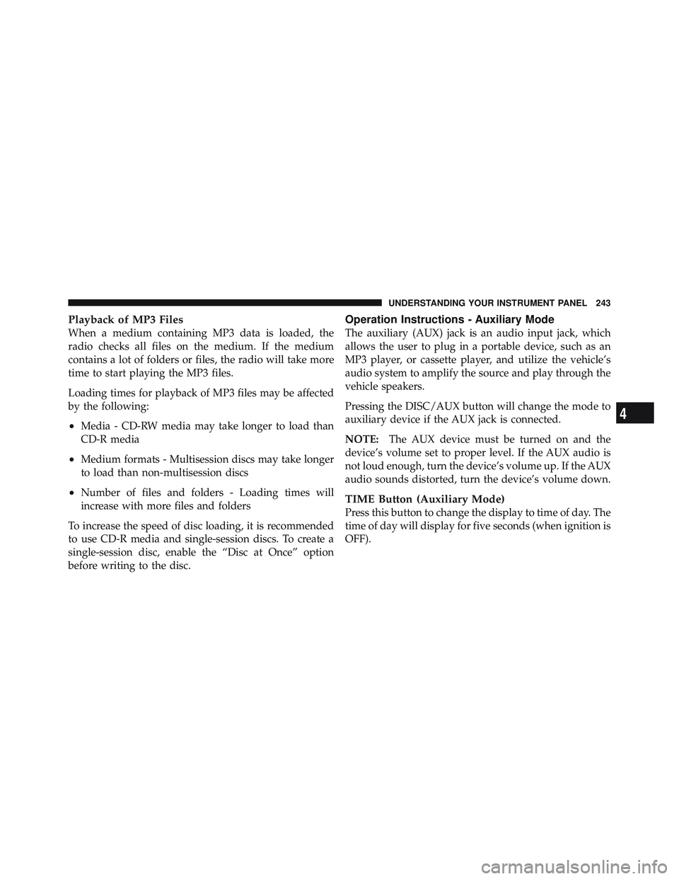 JEEP WRANGLER UNLIMITED 2009  Owners Manual 
