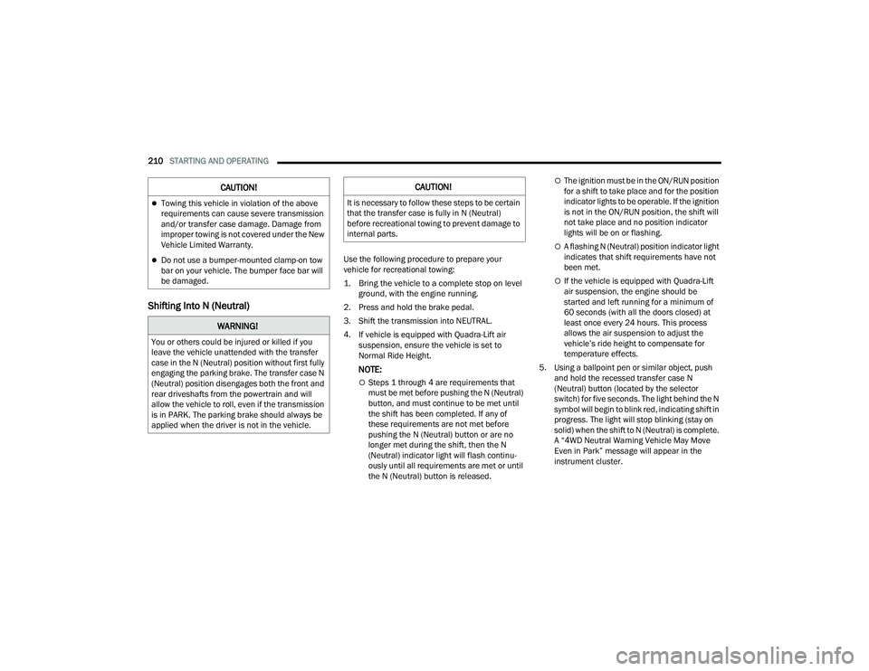 JEEP GRAND WAGONEER 2022  Owners Manual �:�$�5�1�,�1�*�
�<�R�X��R�U��R�W�K�H�U�V��F�R�X�O�G��E�H��L�Q�M�X�U�H�G��R�U��N�L�O�O�H�G��L�I��\�R�X�
�O�H�D�Y�H��W�K�H��Y�H�K�L�F�O�H��X�Q�D�W�W�H�Q�G�H�G��Z�L�W�K��W�K�H��W�U�D�Q�V