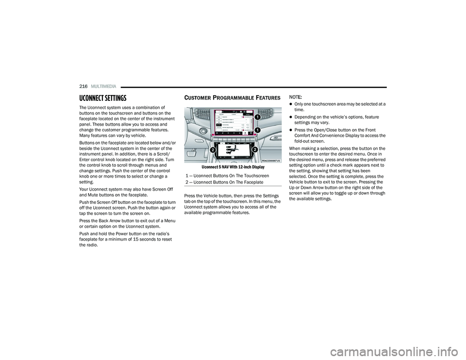 JEEP GRAND WAGONEER 2022  Owners Manual 