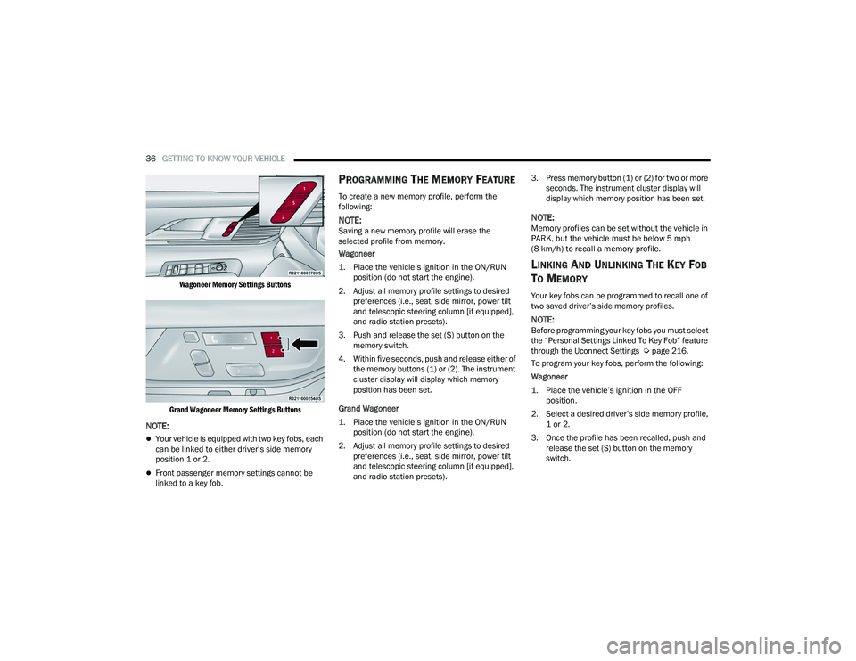 JEEP GRAND WAGONEER 2022  Owners Manual 