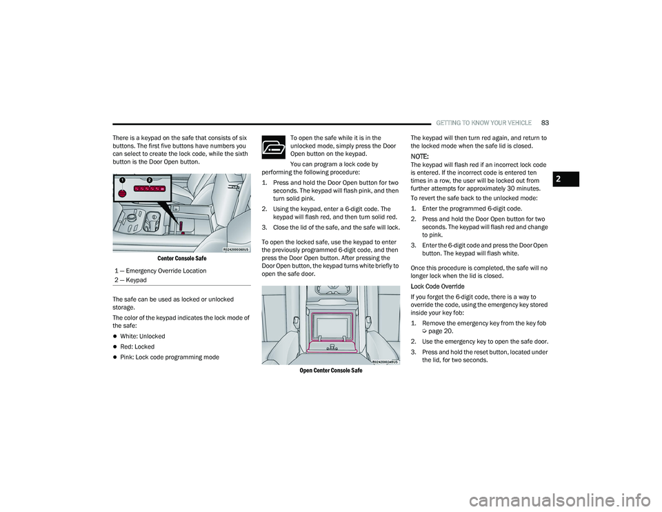 JEEP GRAND WAGONEER 2022  Owners Manual 2

22_WS_OM_EN_USC_t.book  Page 83   